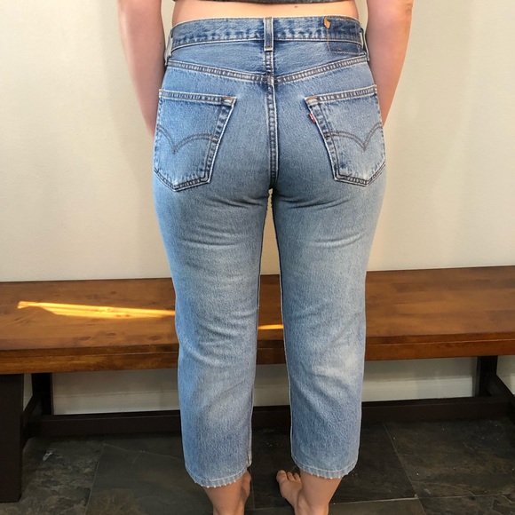 mom jeans capri